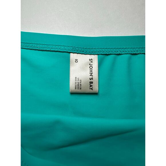 St Johns Bay Secretly Slender Women’s 10 Swim Skirt Bottom Brief Bathing Suit - Picture 5 of 7
